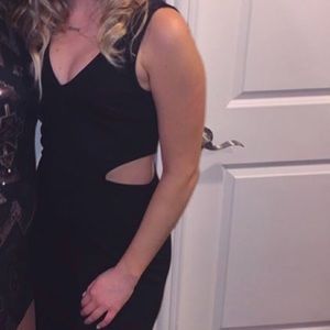 Black pants/jumpsuit